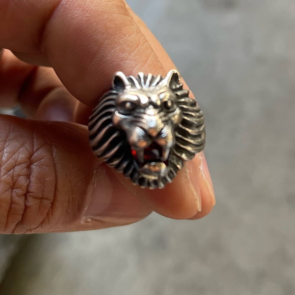 Lion Head Ring - image 8